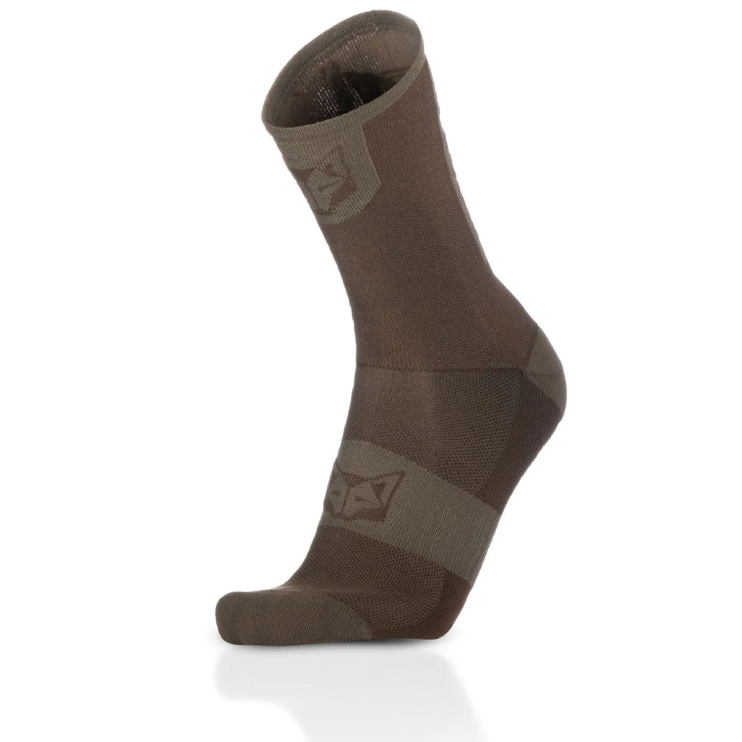 Cheap OTSO Calcetines de Ciclismo Altos - Marrón Café