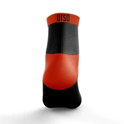 Fashion OTSO Calcetines Running Bajos - Negro y Naranja
