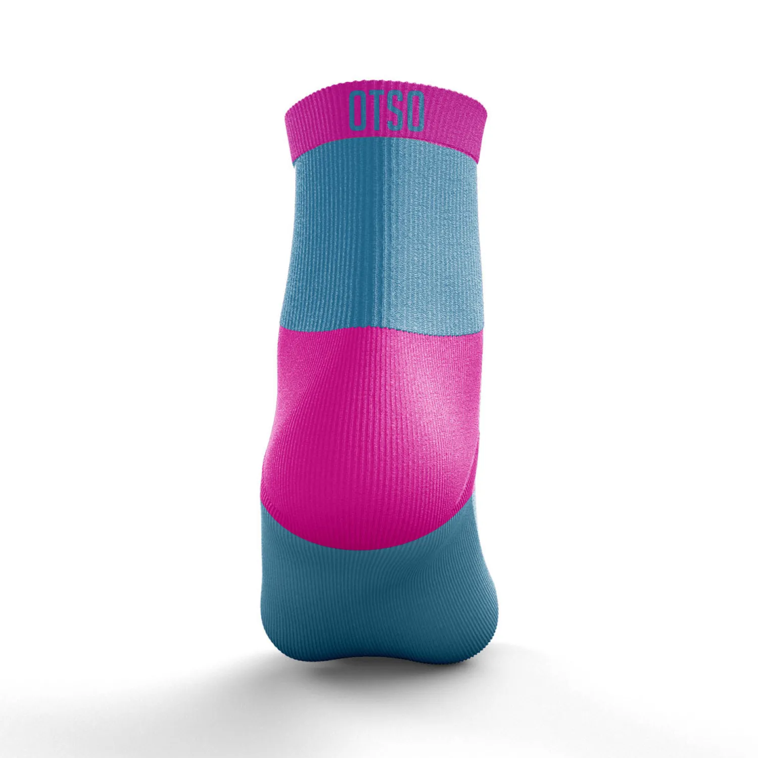 New OTSO Calcetines Running Bajos - Azul y Rosa