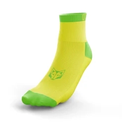 Flash Sale OTSO Calcetines Running Bajos - Amarillo y Verde Fluo