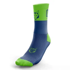 Hot OTSO Calcetines Running Medio Altos - Azul y Verde