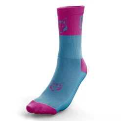 Cheap OTSO Calcetines Running Medio Altos - Azul y Rosa