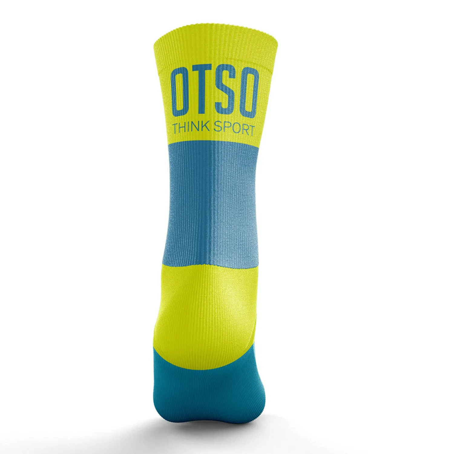 Cheap OTSO Calcetines Running Medio Altos - Azul y Amarillo