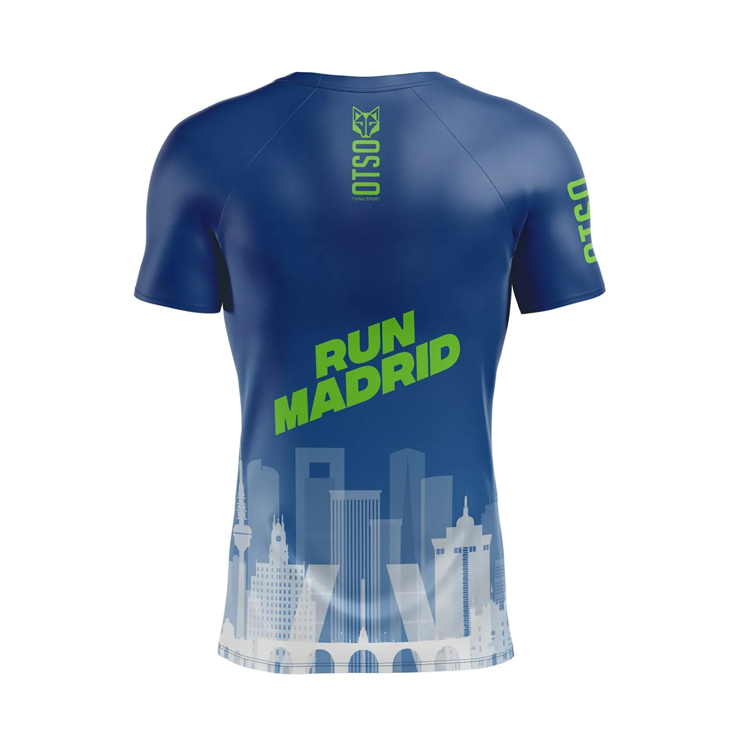 New OTSO Camiseta Técnica Running Hombre Manga Corta - Run Madrid Tio Pepe