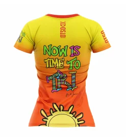 Outlet OTSO Camiseta Técnica Running Hombre Manga Corta - Auroras Boreales