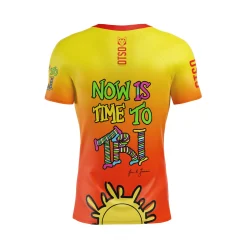 Cheap OTSO Camiseta Técnica Running Hombre Manga Corta - Auroras Boreales