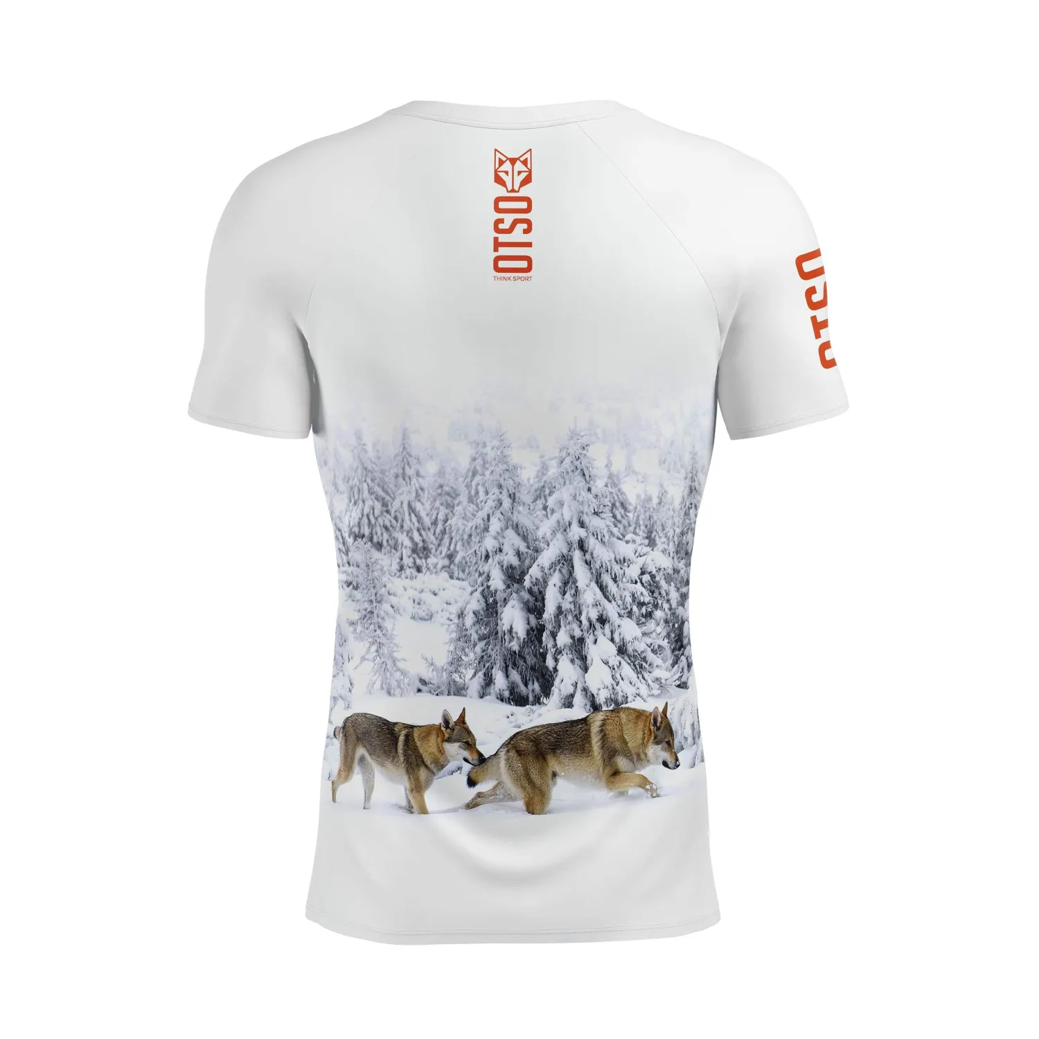 Online OTSO Camiseta Técnica Running Hombre Manga Corta - Wolf