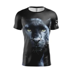 Fashion OTSO Camiseta Técnica Running Hombre Manga Corta - Panther