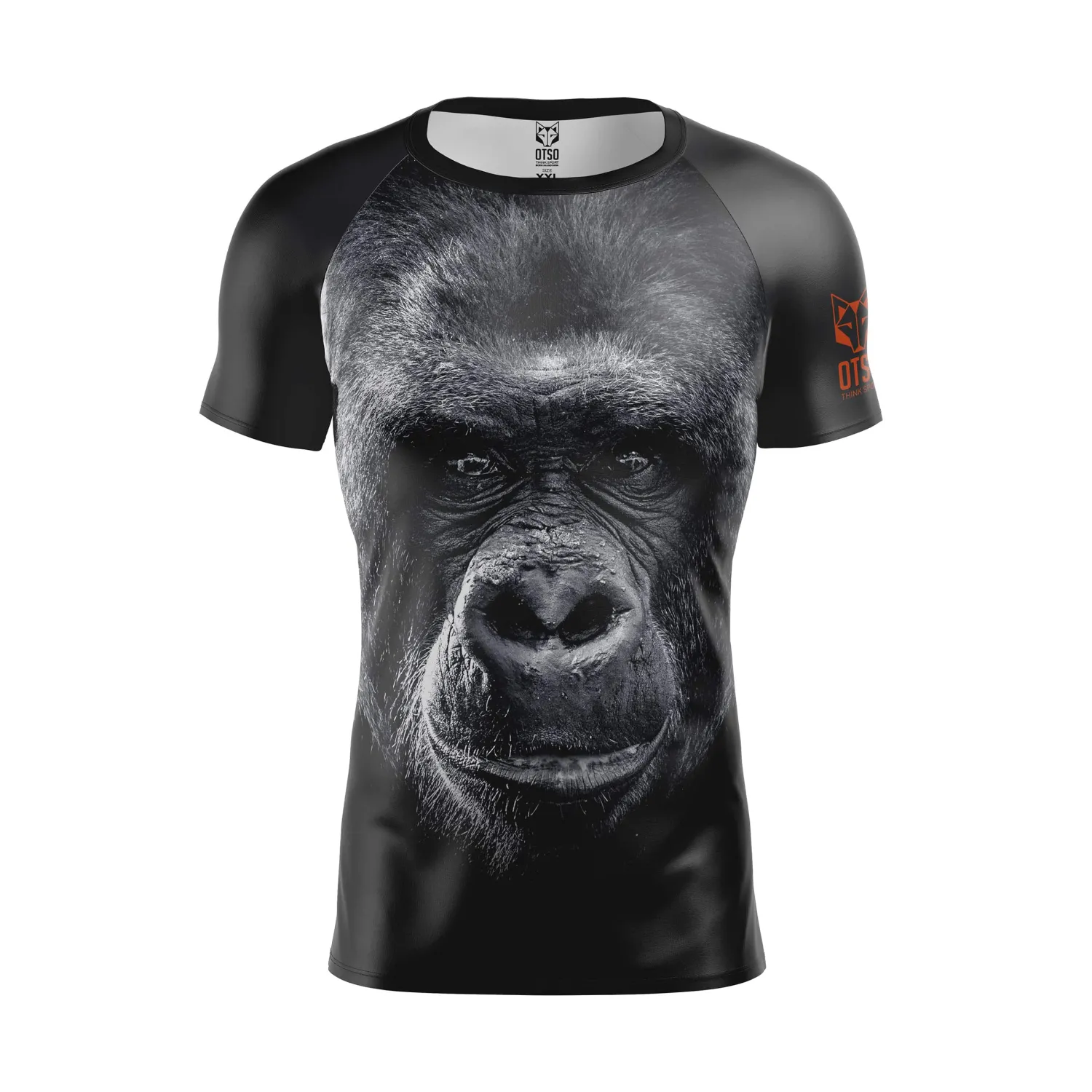 Clearance OTSO Camiseta Técnica Running Hombre Manga Corta - Gorilla