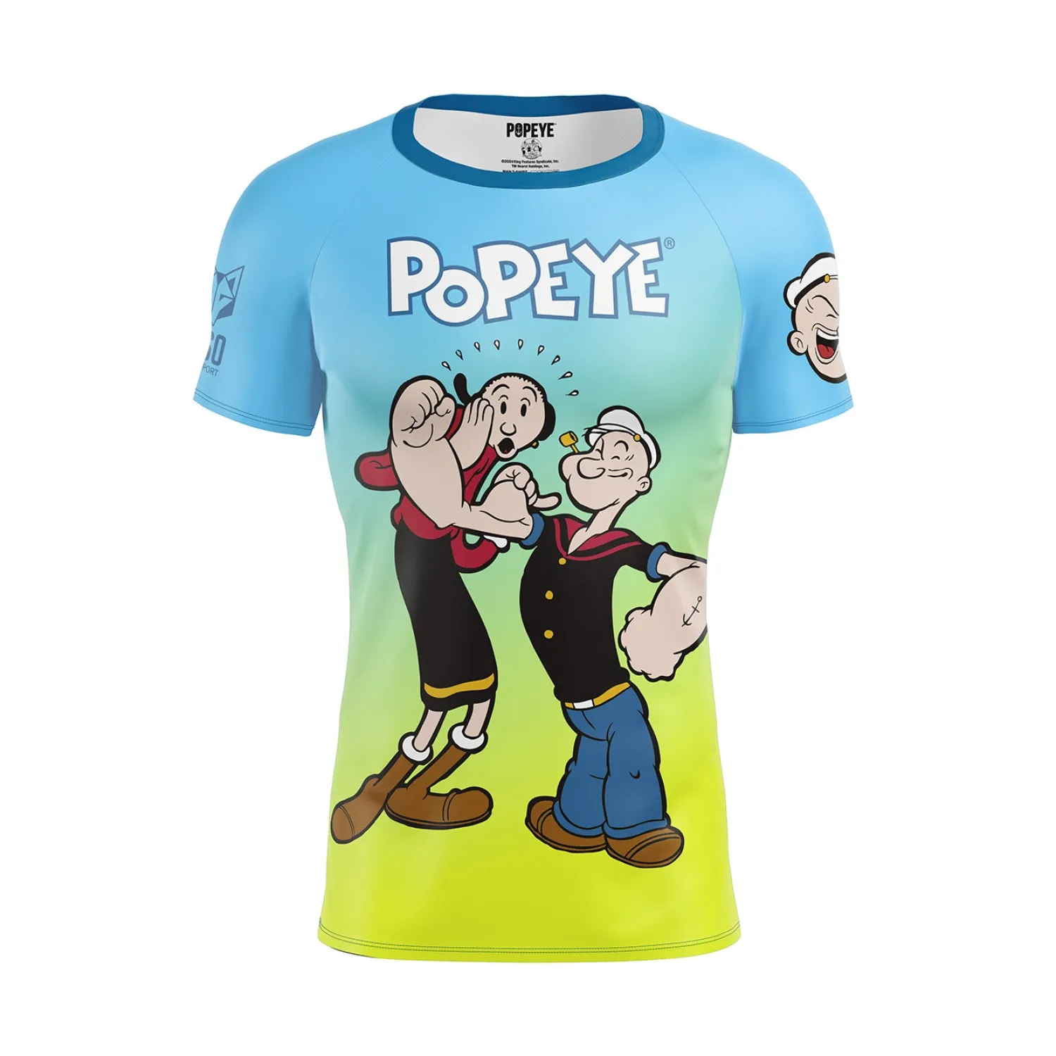 Discount OTSO Camiseta Técnica Running Hombre Manga Corta - Blue Camo