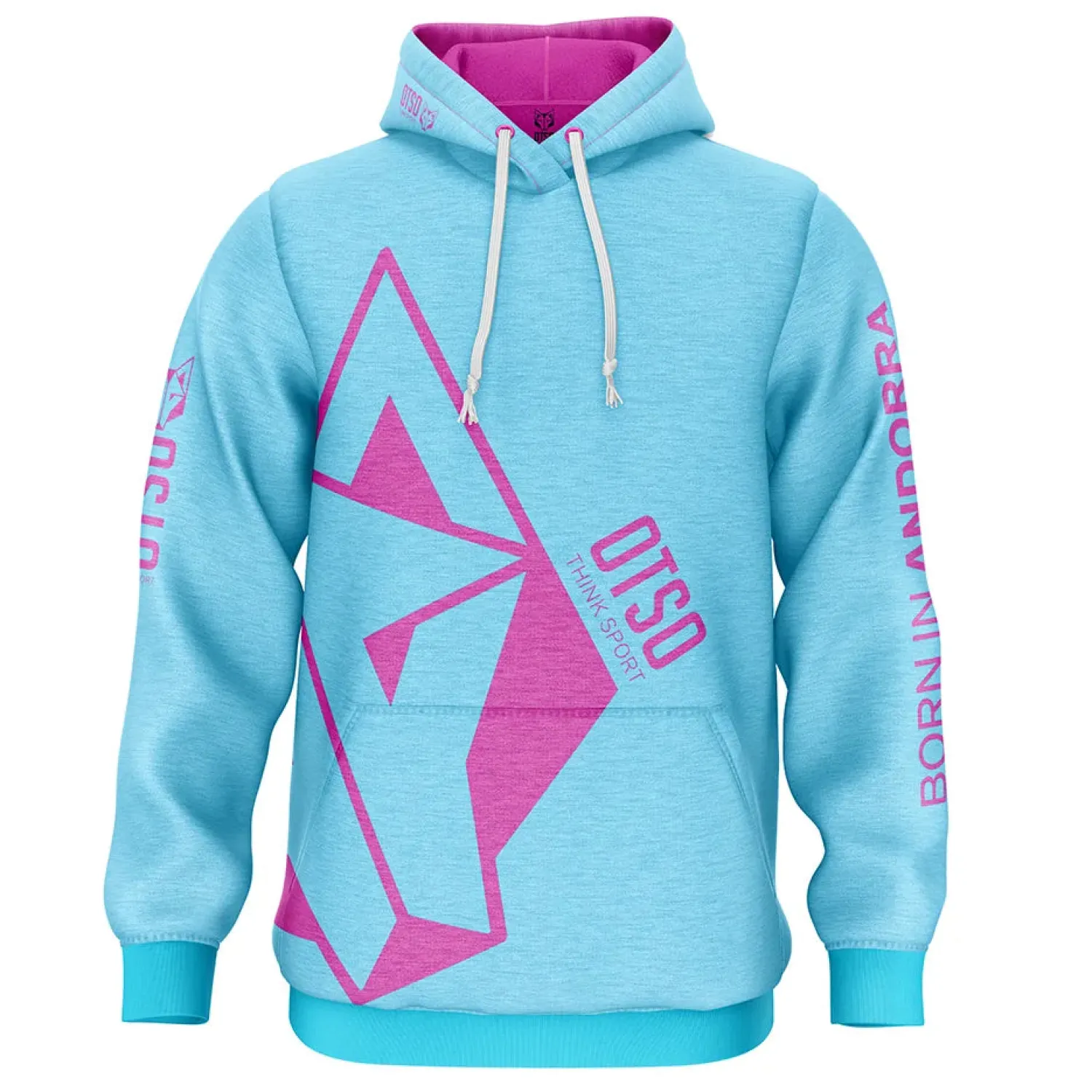 Best Sale OTSO Sudadera - Light Blue & Pink