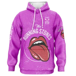New OTSO Sudadera - Running Stones Pink
