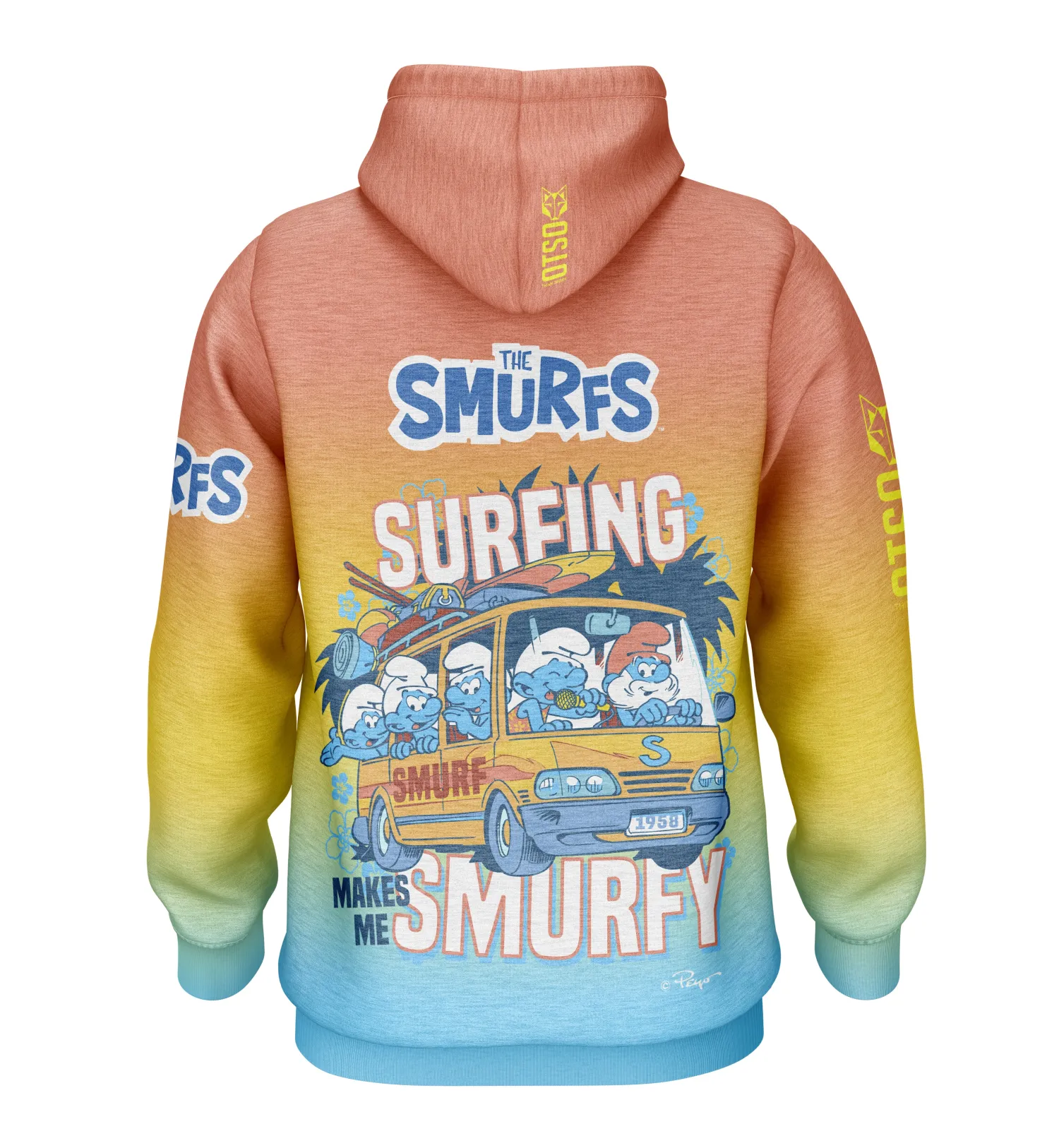 Sale OTSO Sudadera - Smurfs Smurfing Women