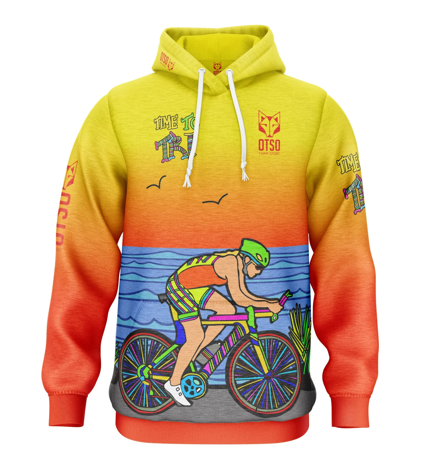 Discount OTSO Sudadera - Time to tri Woman Bike