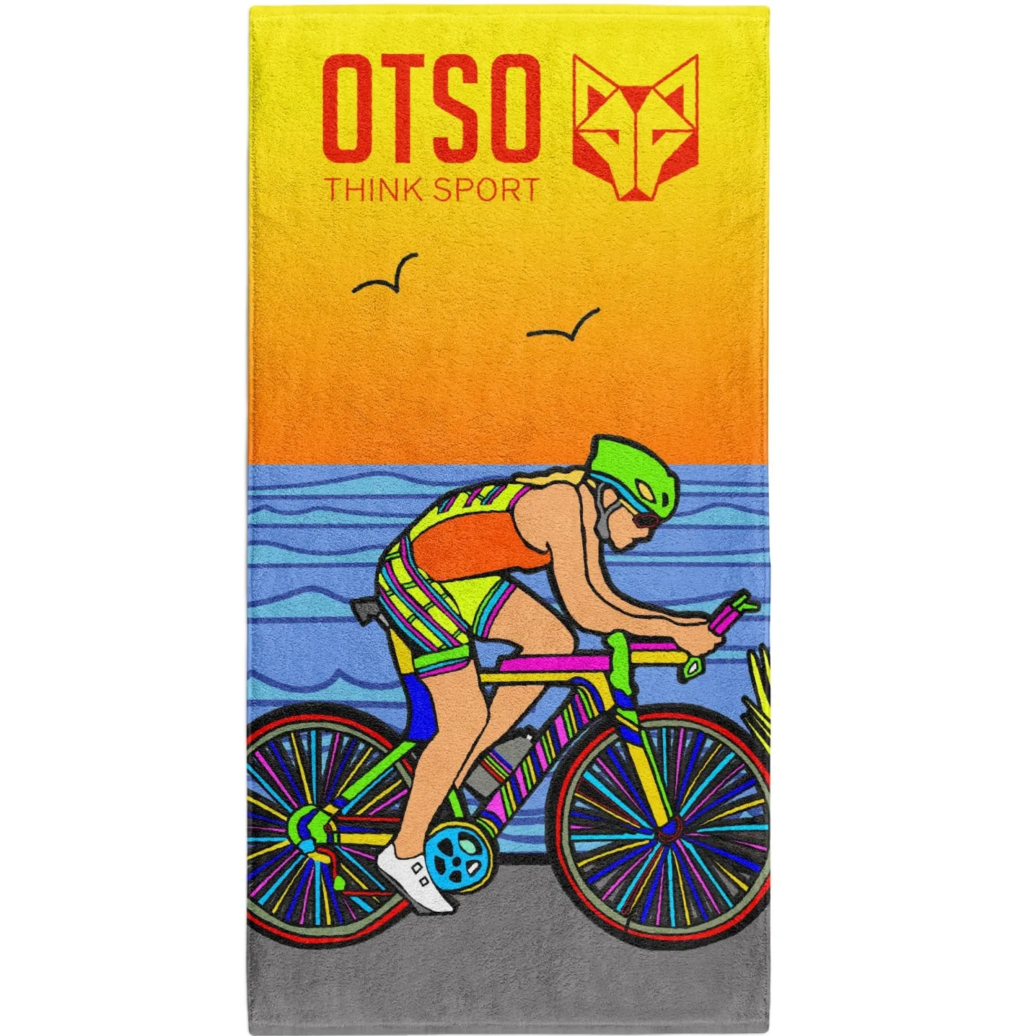Cheap OTSO Toalla de microfibra - Time To Tri Bike mujer