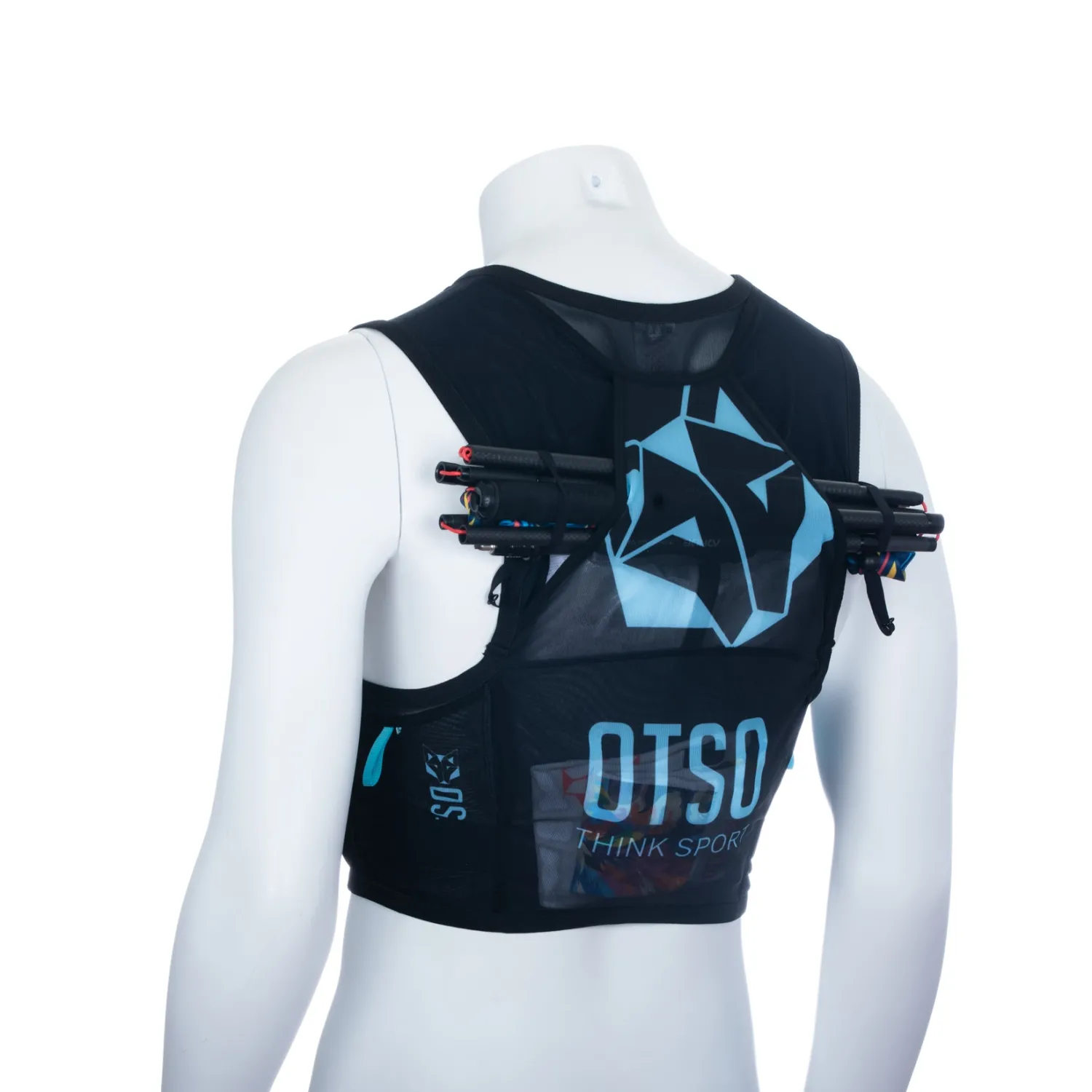 Fashion OTSO Trail running backpack - Black & Turquoise