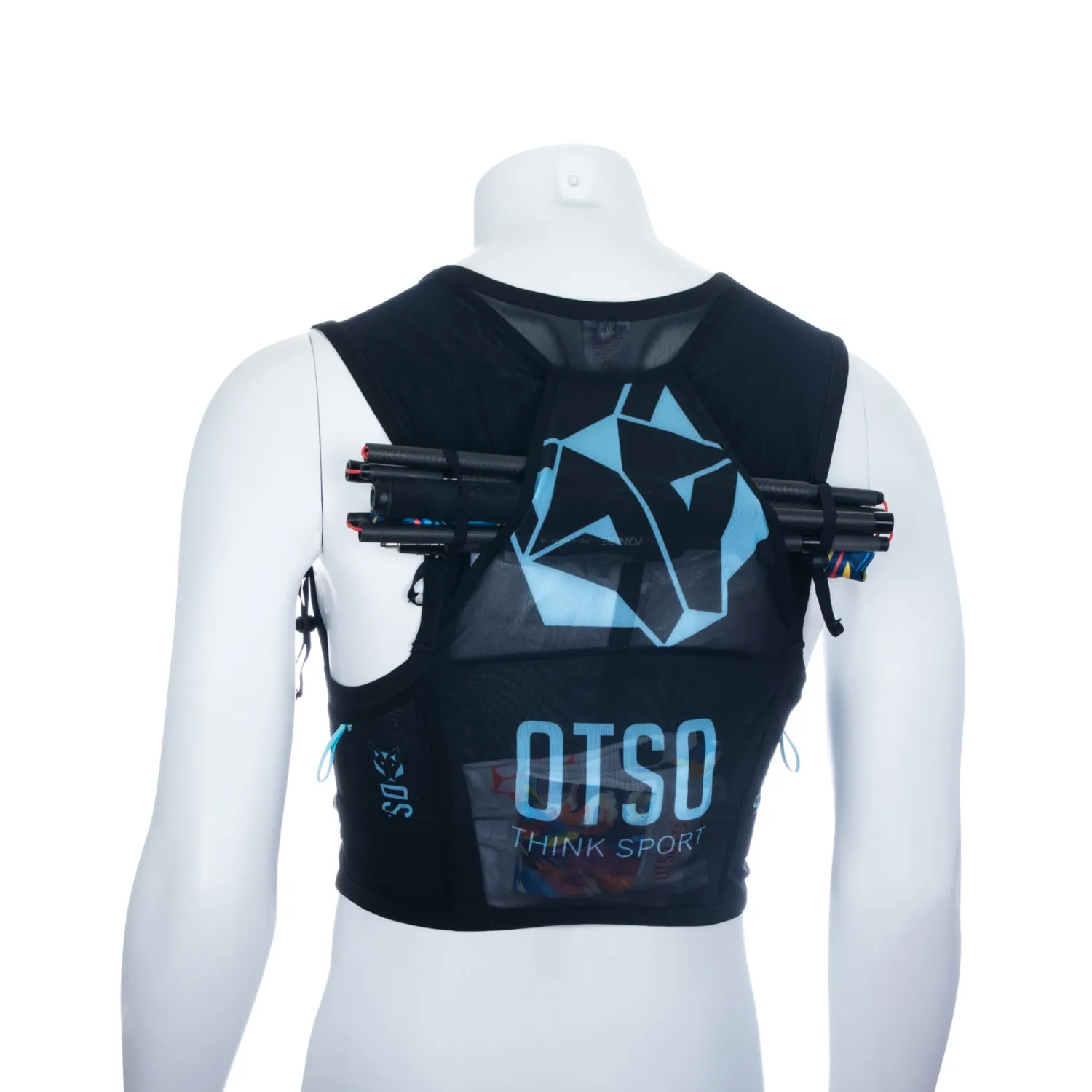 Fashion OTSO Trail running backpack - Black & Turquoise