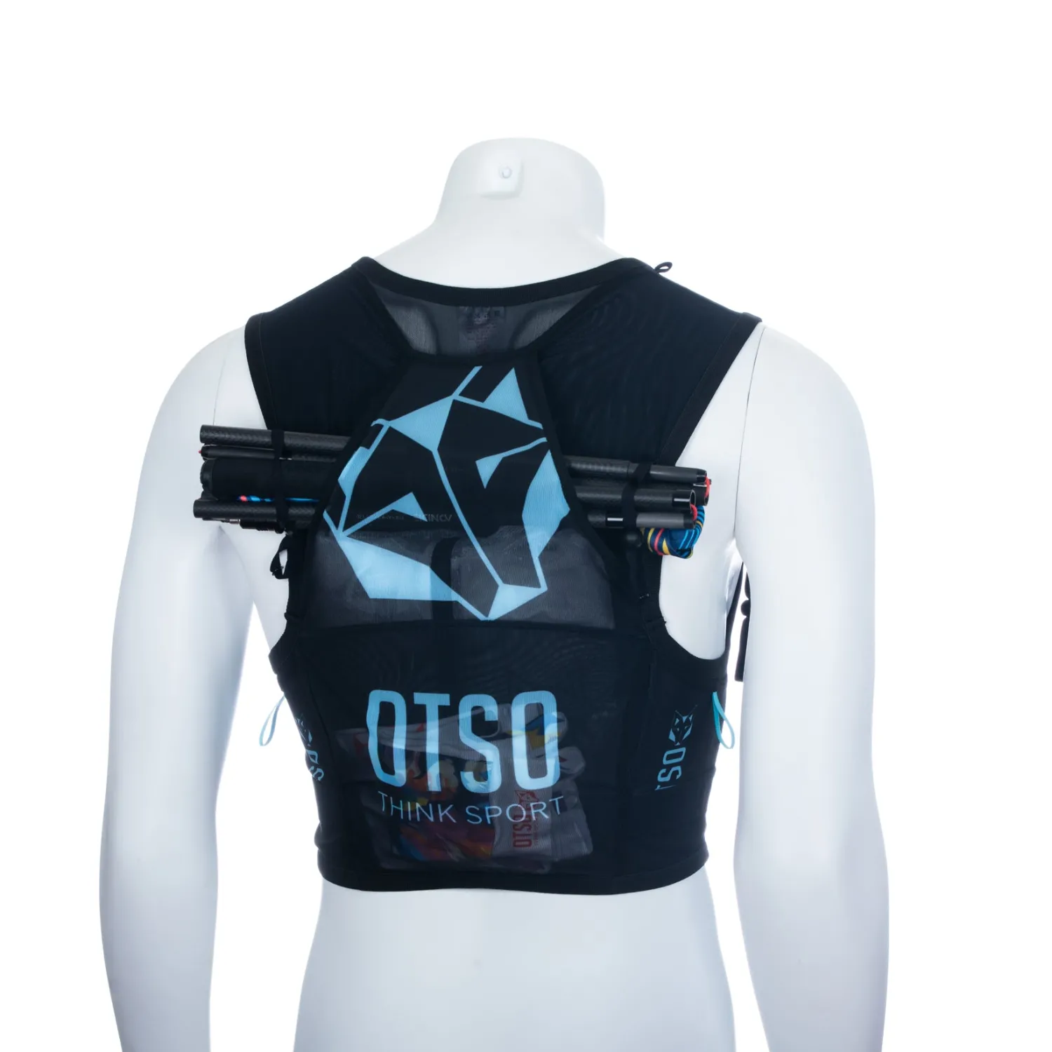 Fashion OTSO Trail running backpack - Black & Turquoise