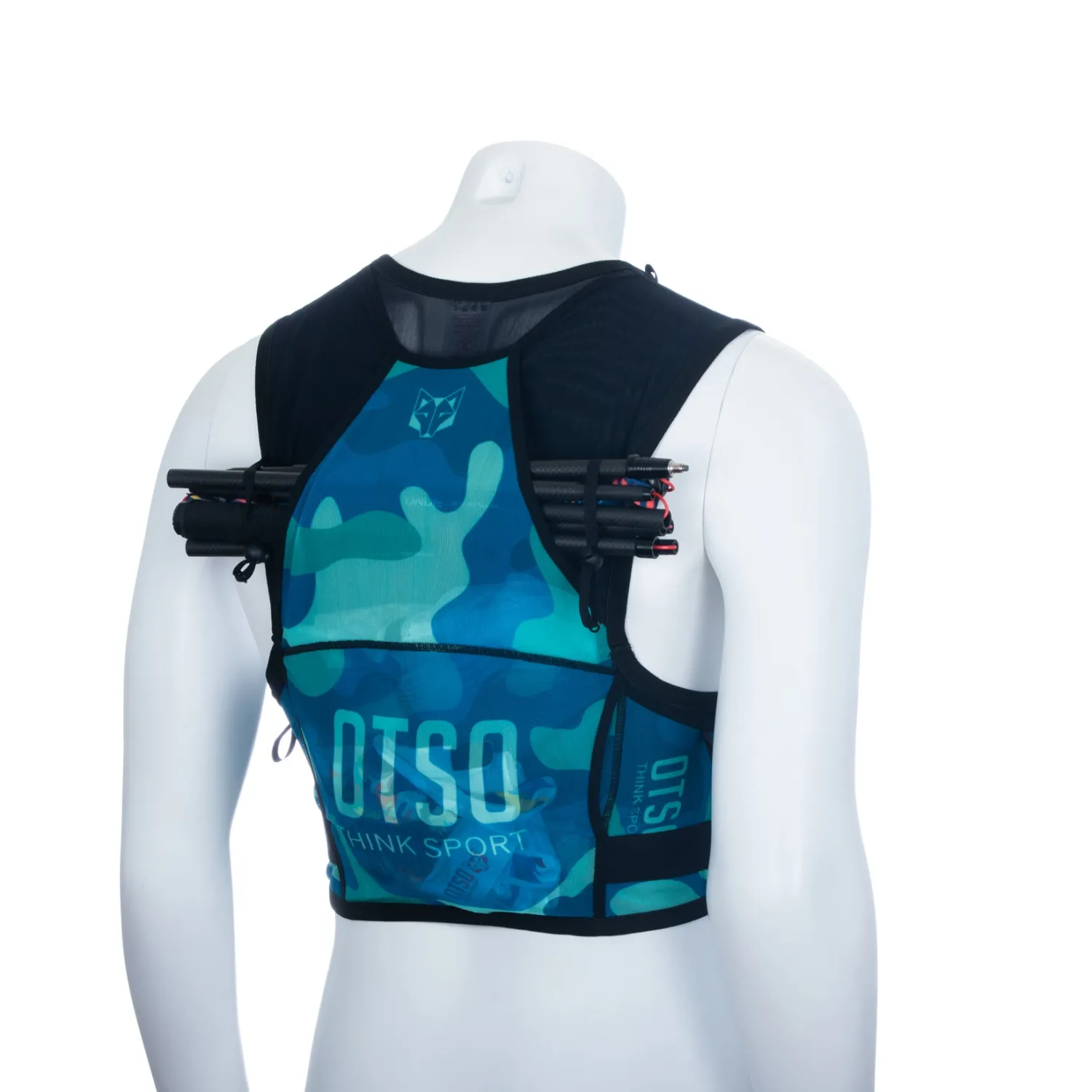 Store OTSO Trail running backpack - Camo Blue
