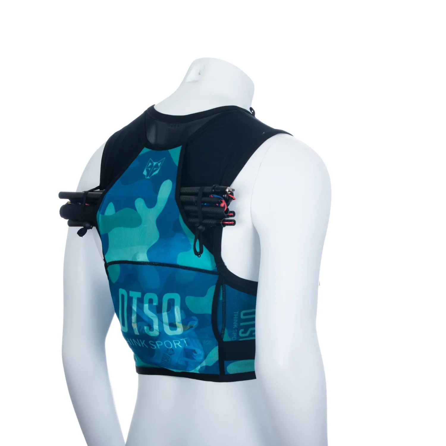 Store OTSO Trail running backpack - Camo Blue
