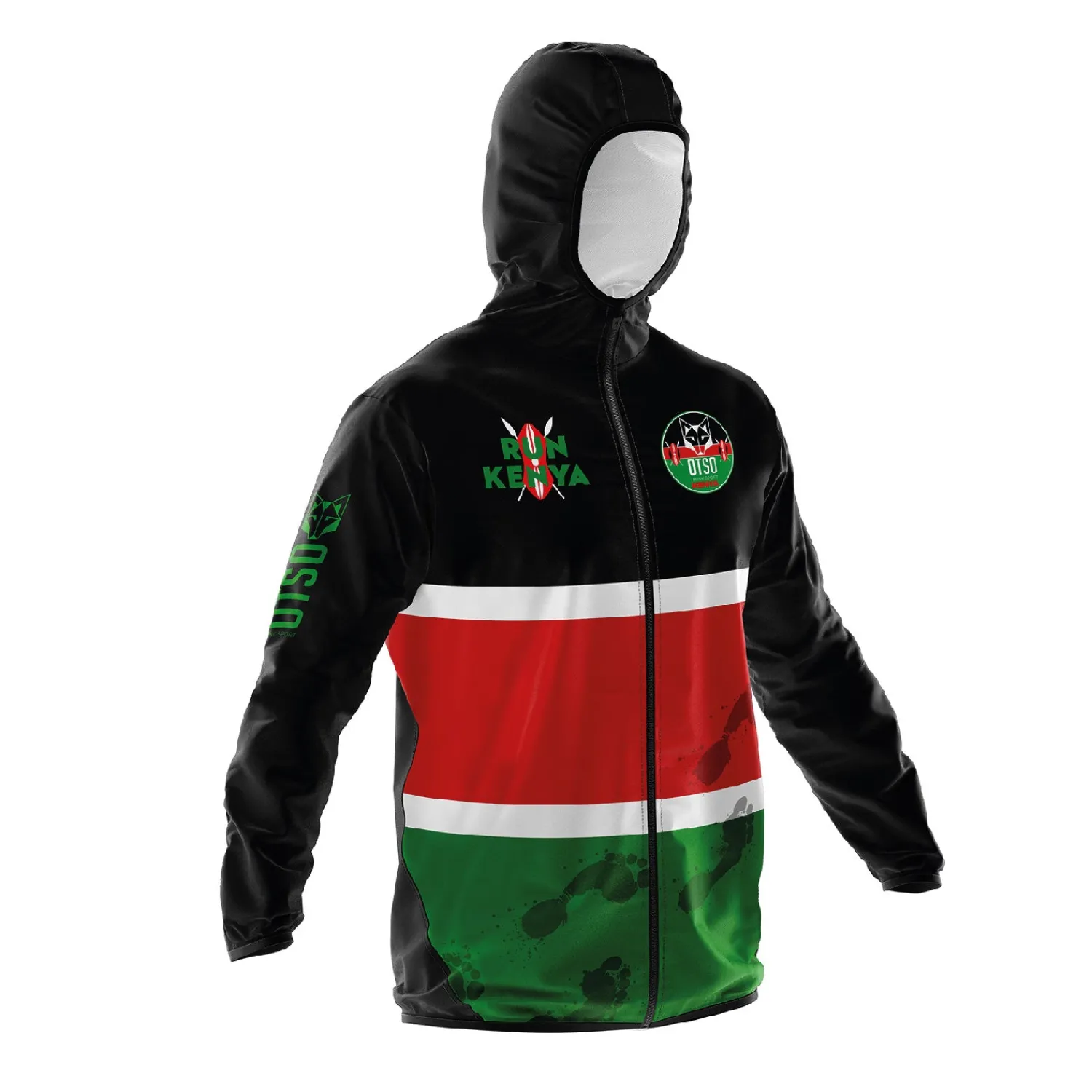 Discount OTSO Unisex Running Jacket - Kenya