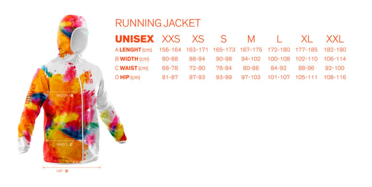 Best OTSO Unisex Running Jacket - Wolf