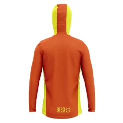 Fashion OTSO Unisex sport hoodie - Fluo Orange & Fluo Yellow
