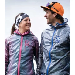 Fashion OTSO Waterproof Jacket - Black & Royal Blue