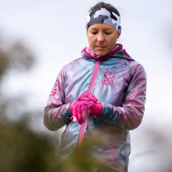 Discount OTSO Waterproof Jacket - Black & Fluo Pink