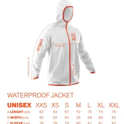 Sale OTSO Waterproof Jacket - Electric Blue & White