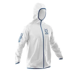 Discount OTSO Waterproof Jacket - White & Royal Blue