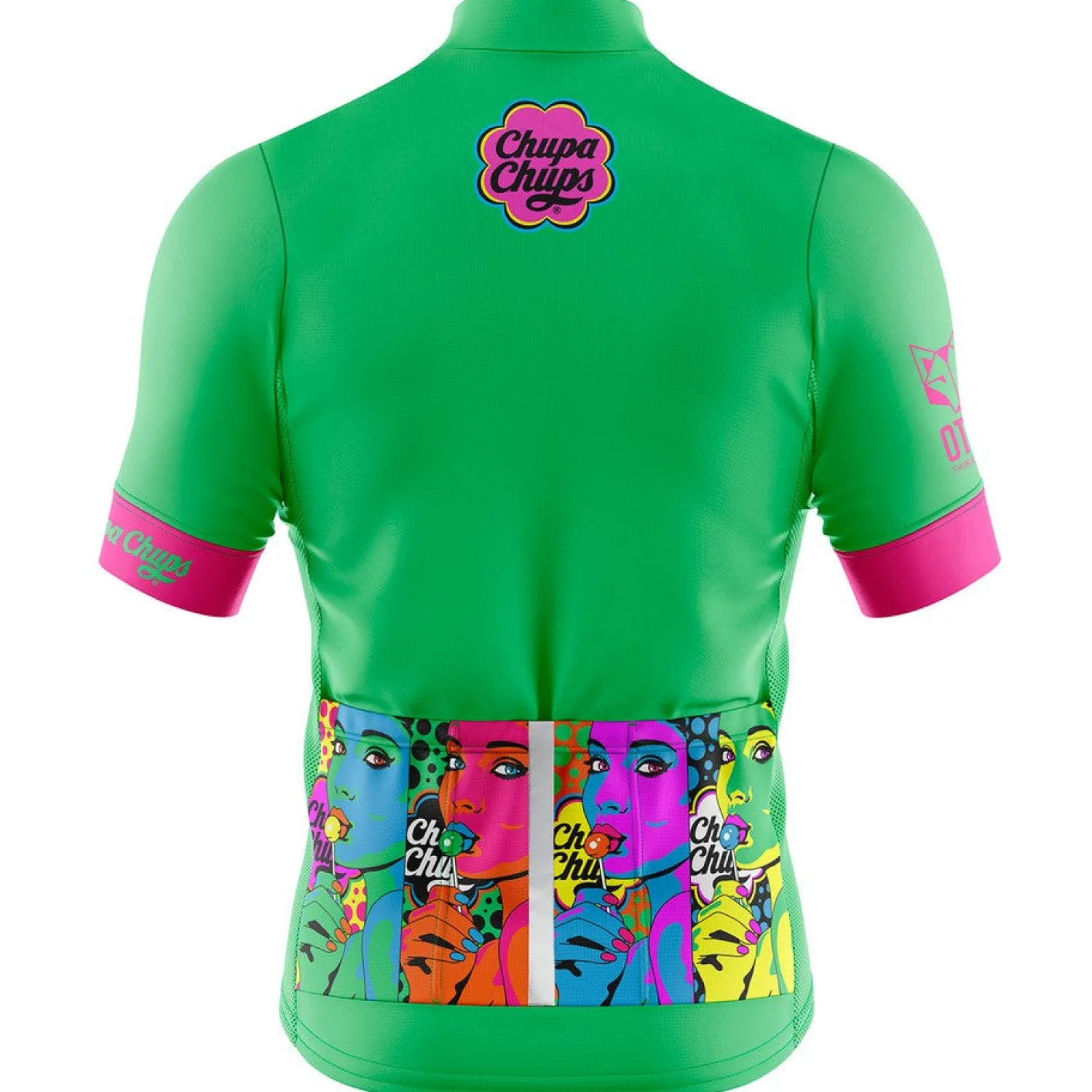 Flash Sale OTSO WOMEN'S SHORT SLEEVE CYCLING JERSEY CHUPA CHUPS WARHOOL -