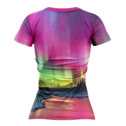 Shop OTSO Women's Short Sleeve Shirt Auroras Boreales -
