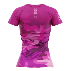 Discount OTSO Women's Short Sleeve Shirt Camo Pink -