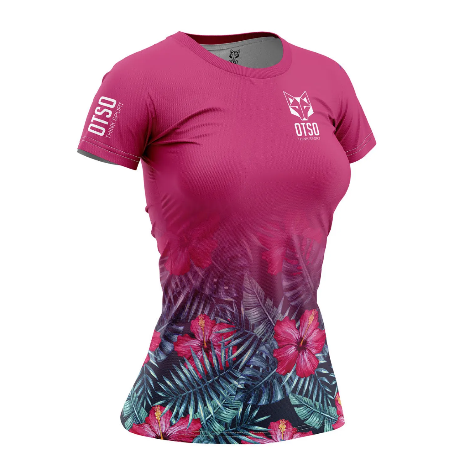 Shop OTSO Women's Short Sleeve Shirt Tropical -