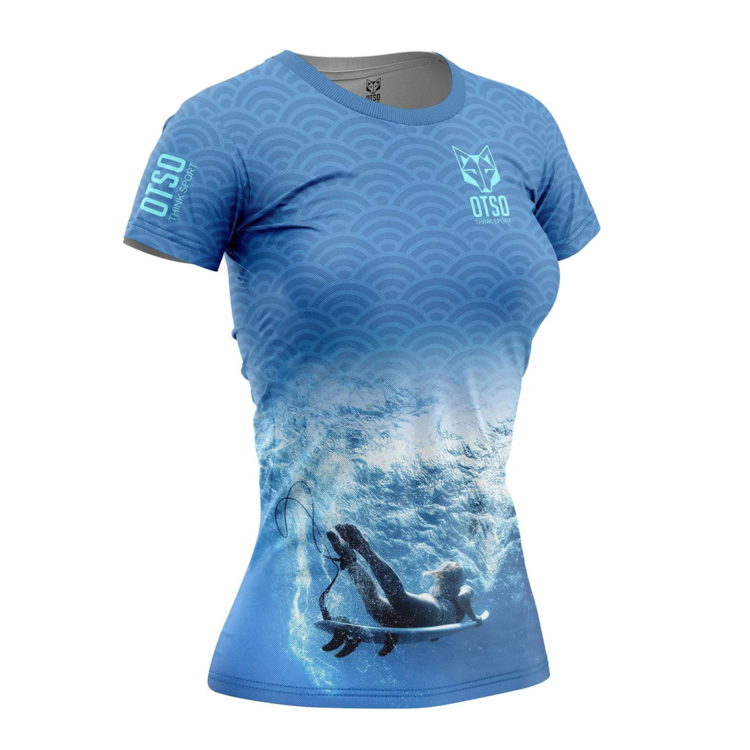 Hot OTSO Women's Short Sleeve Shirt Surf -
