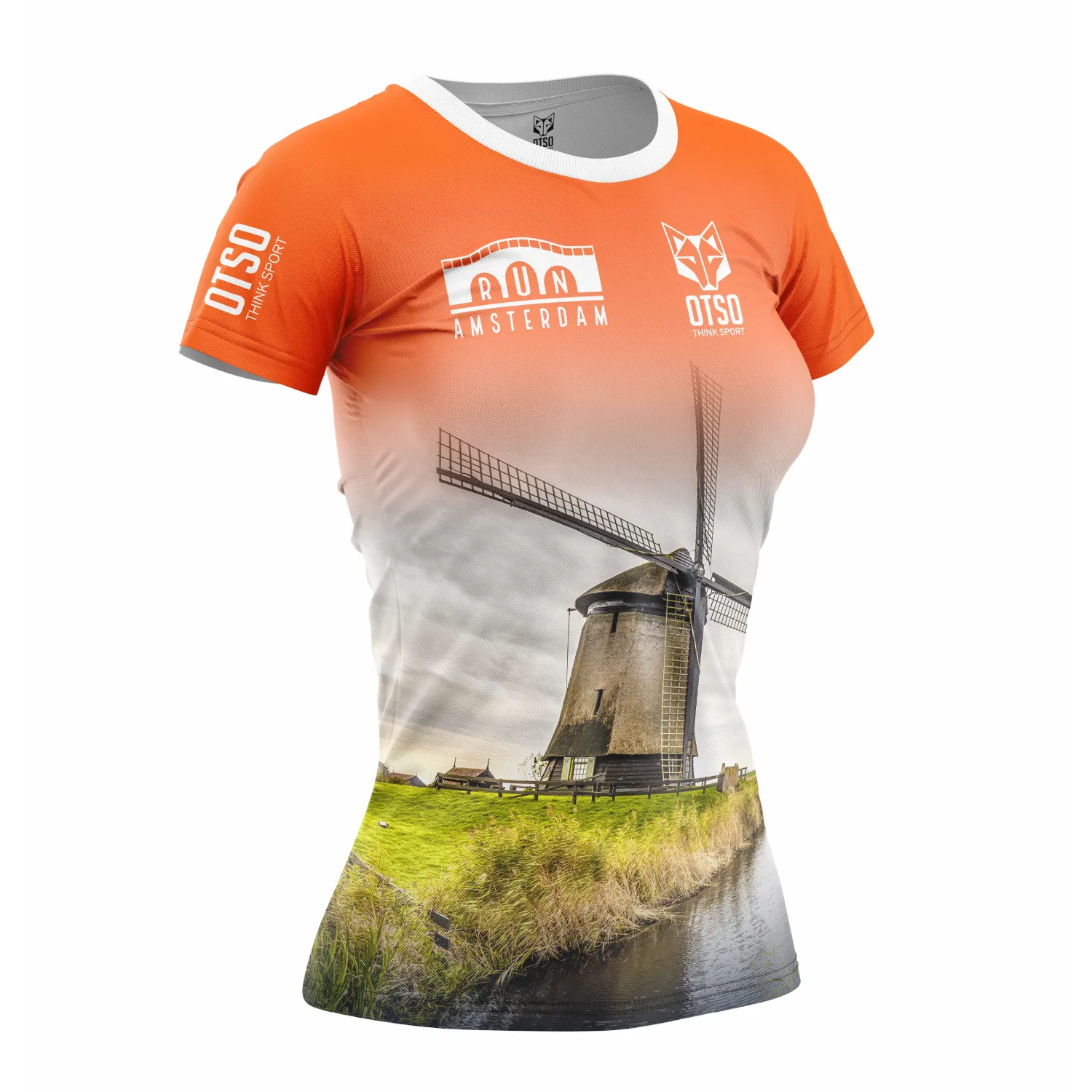 Cheap OTSO Women's Short Sleeve Shirt Run Barcelona -
