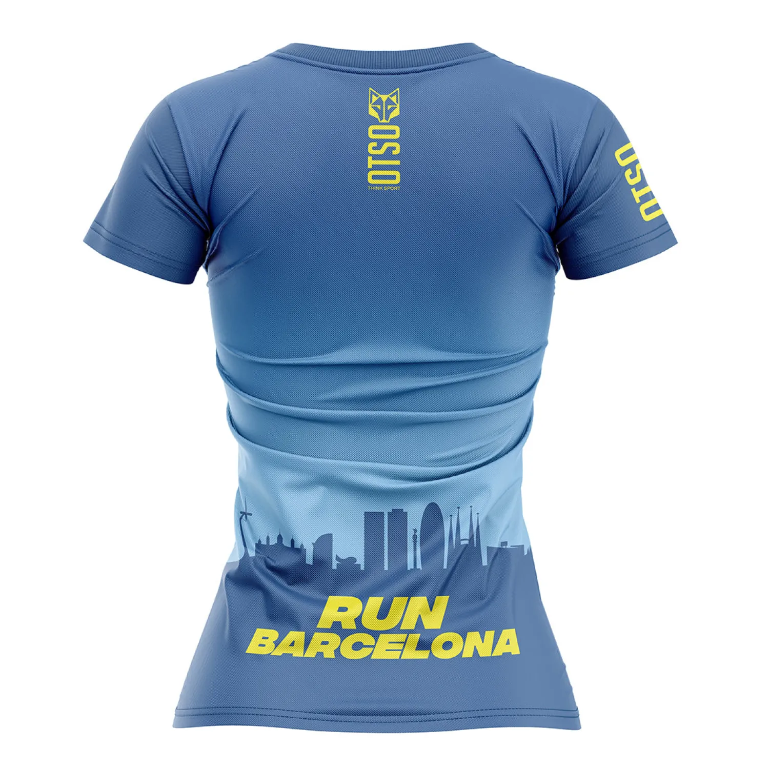 Best Sale OTSO Women's Short Sleeve Shirt Run Barcelona -