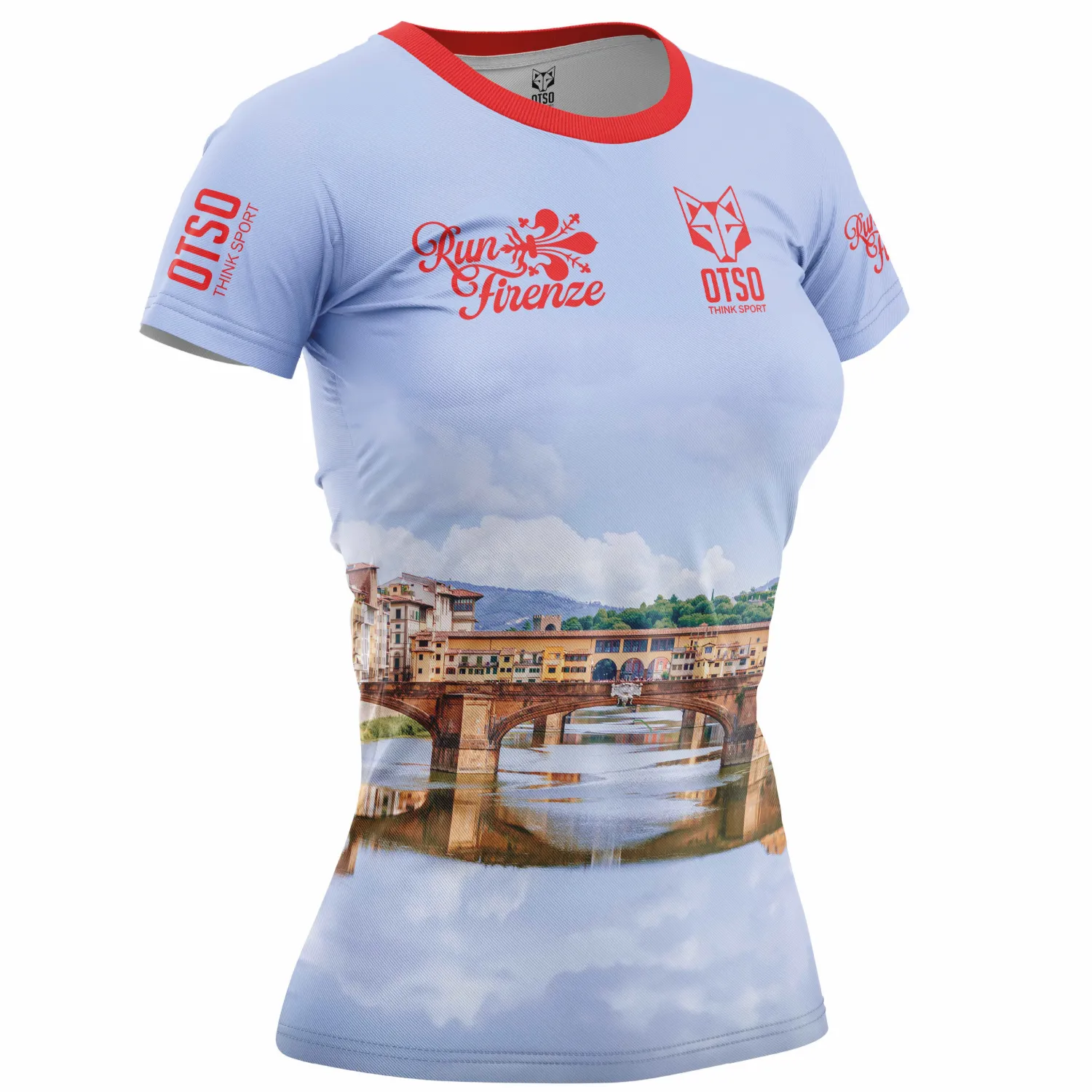 Cheap OTSO Women's Short Sleeve Shirt Run Barcelona -