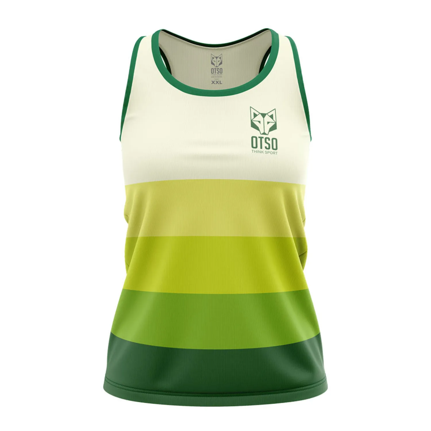 Clearance OTSO Women's Singlet Green -