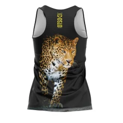 Best Sale OTSO Women's Singlet Leopard -